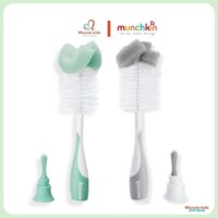 Bộ cọ rửa bình sữa cho bé MUNCHKIN MK16020, cây chổi cọ bình sữa có đầu mút - Monnie Kids