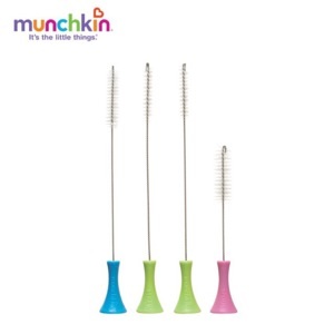 Bộ cọ rửa bình sữa loại nhỏ Cleaning Brush Set Munchkin 15222 (MK15222) (4 chiếc)
