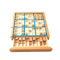 Bộ Cờ Sudoku gỗ - đồ chơi cân não thử thách tư duy logic