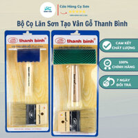 Bộ Cọ Tạo Vân Gỗ Cao Cấp Thanh Bình- Dụng Cụ Sơn Vẽ Giả Gỗ Cao Cấp