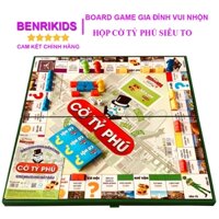 Bộ Cờ Tỉ Phú Sato Việt Nam Cỡ Lớn , Thử Thách Làm Giàu ,  Bàn Cờ Tỉ Phú Chính Hãng