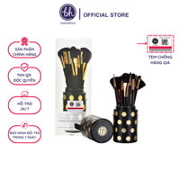 Bộ Cọ Trang Điểm 11 Cây Bh Cosmetics Dot Collection Black