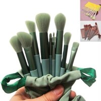 Bộ cọ trang điểm 13 chiếc Phấn nền tổng hợp Kem che khuyết điểm Phấn mắt Phấn má hồng Cọ trang điểm