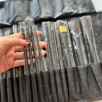 Bộ cọ trang điểm 24 cây tặng kèm bao da đựng ❤️GIÁ RẺ❤️ lông mềm bám phấn tốt cọ phấn phủ đầu to nhẹ tay dễ thao tác 💥💥💥