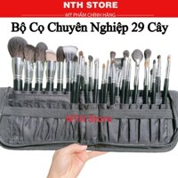Bộ Cọ Trang Điểm 29 Cây Lông Thú + Túi Cọ Makeup Chuyên Nghiệp Cá Nhân Cao Cấp Lông Mềm Chính Hãng