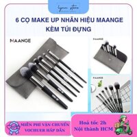 Bộ cọ trang điểm 6 cọ make up nhãn hiệu MAANGE kèm túi đựng