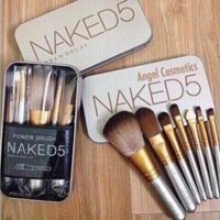 BỘ CỌ TRANG ĐIỂM 7 CÂY CHUYÊN DỤNG NAKED KÈM HỘP ĐỰNG (PHÙ HỢP TRANG ĐIỂM DÃ NGOẠI)