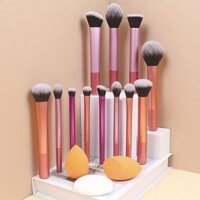 Bộ cọ trang điểm 8 / 12 món, chắc chắn và bền bỉ, lông tổng hợp mềm mại và mịn chất lượng cao.
