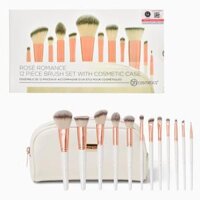 Bộ cọ trang điểm Bh Cosmetics rose romance 12 pcs with cosmetic case