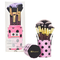 Bộ cọ trang điểm bh cosmetics pink a dot 11 piece brush set