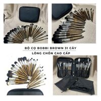 Bộ Cọ Trang Điểm Bobbi Brown 31 Cây Lông Chồn Cao Cấp, Dụng Cụ Makeup Chuyên Nghiệp Với Đầy Đủ Chức Năng