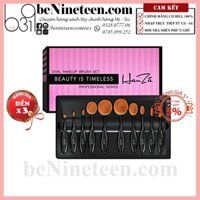 Bộ Cọ Trang Điểm Hanza Oval Makeup Brush Set