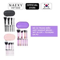 Bộ cọ trang điểm Jary Make Up Brush Set 10 Cây Kèm Túi Đựng da PU
