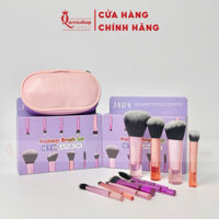 BỘ CỌ TRANG ĐIỂM JARY MAKEUP BRUSH - SET 10 CÂY - MÀU ĐEN + TÚI ĐỰNG DA PU