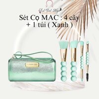 Bộ Cọ Trang Điểm Kèm Túi Mac Brush With Fate Brush Essentials Kit ( Sản Phẩm Chính Hãng  Của  MAc  )