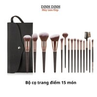 Bộ cọ trang điểm Makeup 15 cây LML, cọ trang điểm cá nhân make up chuyên nghiệp