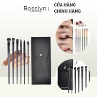 Bộ cọ trang điểm mắt + túi da - DC107 - Rosslyn