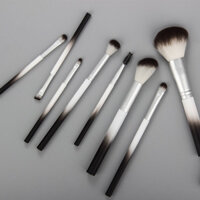 Bộ cọ trang điểm mới, cọ phấn mắt gradient đen trắng, cọ chi tiết, cọ tạo khối, bộ dụng cụ làm đẹp chính hãng