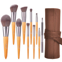 Bộ Cọ Trang Điểm MSQ 10 Cây Cán Gỗ