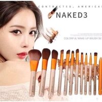 Bộ cọ trang điểm NAKED3 12 cây tiện lợi