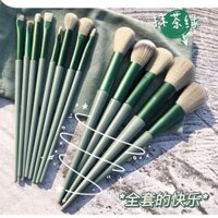 Bộ cọ trang điểm Phấn mắt Loose Powder Brush Foundation Blush Concealer Brush Set Full Set Brush Tool Contouring Mini Nose Shadow