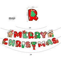 Bộ cờ treo Xmas Merry Christmas sweet house