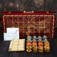 Bộ Cờ Tướng Cao Cấp Quân Cờ Trong Suốt Như Pha Lê | Tác Phẩm Nghệ Thuật Chạm Khắc Nhân Vật Lịch Sử