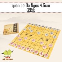 Bộ cờ tướng đá ngọc cao cấp pha nhựa melamine cao cấp size 4.6cm - * Tặng kèm bàn cờ tướng*