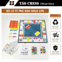 Bộ Cờ Tỷ Phú Cao Cấp Bàn Nhựa Size Lớn - Boardgame giải trí phát triển tư duy cho bé