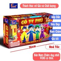 Bộ Cờ Tỷ Phú Foxi-cờ tỉ phú-Thương nhân Hội An-SIZE TO 31cm-Đồ Chơi thông minh-kỹ năng tài chính