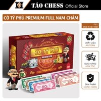 Bộ Cờ Tỷ Phú Premium Full Nam Châm chất liệu nhựa cao cấp - Boardgame trò chơi phát triển trí tuệ