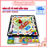 Bộ Cờ Tỷ Phú Việt Nam Cỡ Lớn Thử Thách Làm Giàu Board Game Bàn Cờ Tỉ Phú Chính Hãng