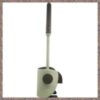 Bộ cọ và giá đỡ nhà vệ sinh, Bàn chải vệ sinh nhà vệ sinh phòng tắm bằng silicon mềm, Bàn chải sàn đứng & treo tường, màu xanh lá cây