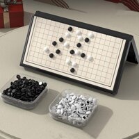 Bộ cờ vây nam châm 15 dòng cao cấp, kiêm cờ ca-MERCA