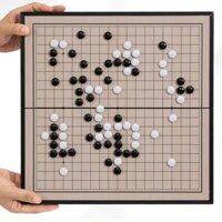 Bộ cờ vây nam châm cao cấp, kiêm cờ ca-rô cao cấp - rèn luyện trí tuệ, chiến thuật FERRA
