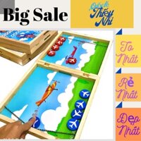 Bộ cờ vua - Cờ cá ngựa – Cờ búng bằng gỗ cao cấp – Bàn đồ chơi 3 in 1 cho bé thỏa thích tư duy phát triển
