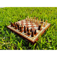 BỘ CỜ VUA GỖ ALBATROS (bản mini có nam châm)