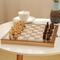 Bộ Cờ Vua Gỗ Có Hộp Đựng Gọn Nhẹ Cao Cấp, Đồ Chơi Thông Minh Giúp Trẻ Phát Huy Trí Tuệ