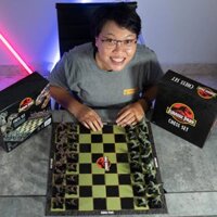 Bộ Cờ Vua Khủng Long (Jurassic Park Dinosaur Chess Set)