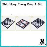 Bộ ⚡ Cờ Vua Nam Châm 3 trong 1⚡ gồm 3 game Cờ Vua, Cờ caro, Cờ Hậu chất liệu cao cấp