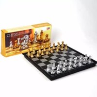 Bộ cờ vua nam châm Cao cấp Mạ nhũ U3-3810 Cực đẹp