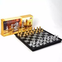 Bộ cờ vua nam châm Cao cấp Mạ Vàng Bạc Cực đẹp