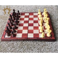 Bộ cờ vua nam châm giả gỗ lớn - size L ROYALCHESS