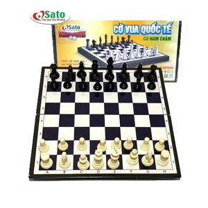 Bộ Cờ vua quốc tế có nam châm Sato 040