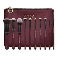 Bộ cọ zoeva opulence vegan brush set 10 brushes clutch