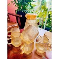 Bộ Cốc Bình Nước Thủy Tinh