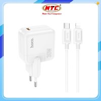 Bộ cốc cáp sạc Hoco C112A TypeC to Lightning PD 30W (Trắng)