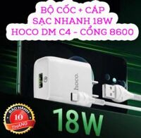 BỘ CỐC + CÁP SẠC NHANH HOCO DM C4 CỔNG 8600 - DMC4