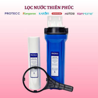 BỘ CỐC ĐƠN XANH 10 INCH LỌC NƯỚC , LỌC CẶN , RỬA RAU , NẤU ĂN - BỘ LY ĐƠN 1 GIOĂNG REN TRONG 21 - BỘ ĐƠN LỌC THÔ