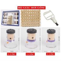 Bộ cốc giác hơi ngải cứu-bộ giác hơi cao cấp 2 trong 1- VỪA GIÁC HƠI- VỪA CỨU NGẢI